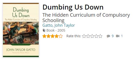Dumbing Us Down, cover image